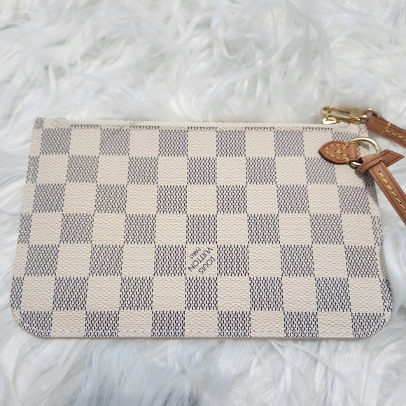 Authentic Louis Vuitton Damier Azur Pouchette PM - Picture 2 of 15